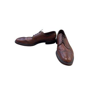 Allen Edmonds MacNeil Mens Brown Leather Oxford Dress Shoes Size 14AA SKU 7427